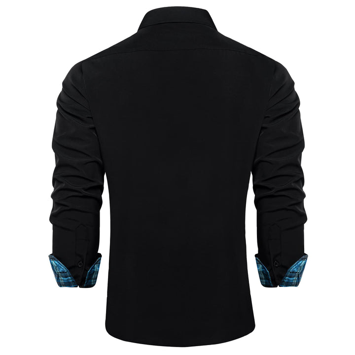 black long sleeve shirt for men