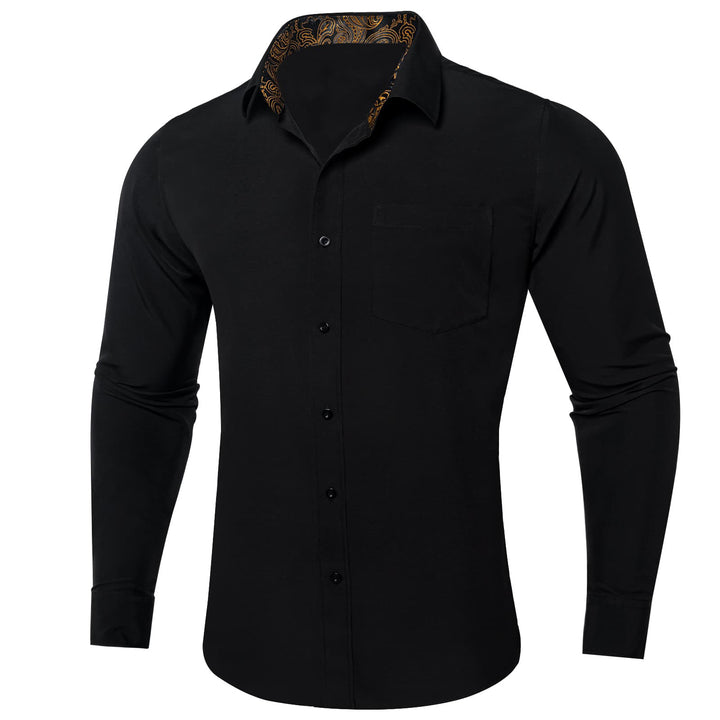 black long sleeve shirt