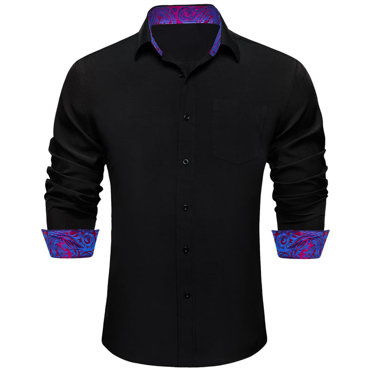 black long sleeve shirt men