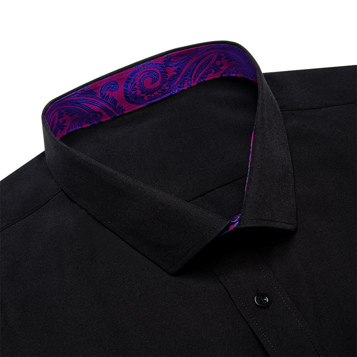 black long sleeve shirt men