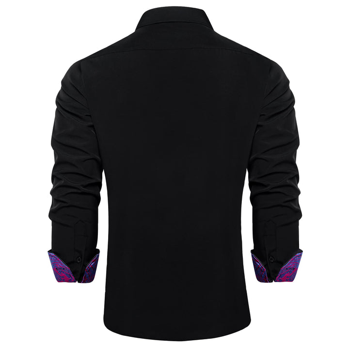 black purple shirt