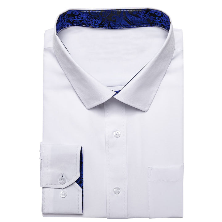 white button down shirt men