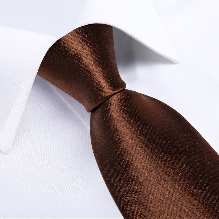 chocolate brown tie