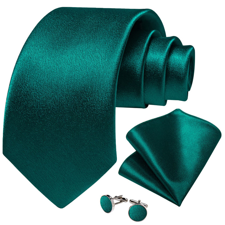 teal green tie