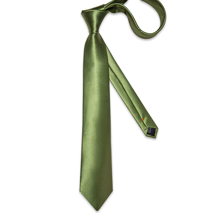 green knit tie