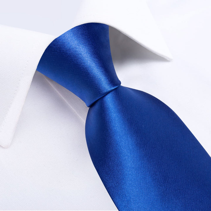 blue necktie