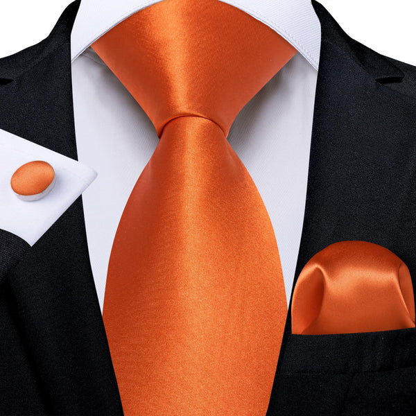 burnt orange tie
