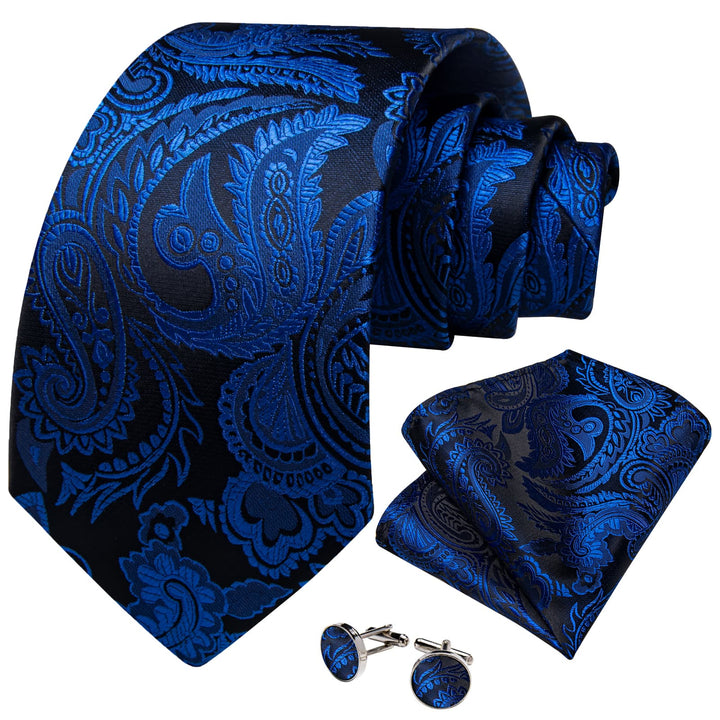 navy blue floral tie