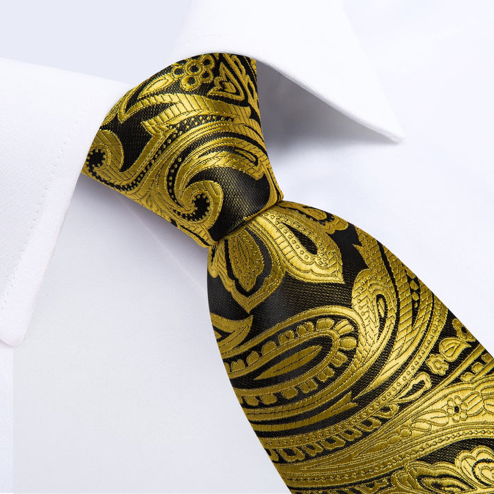 gold mens tie