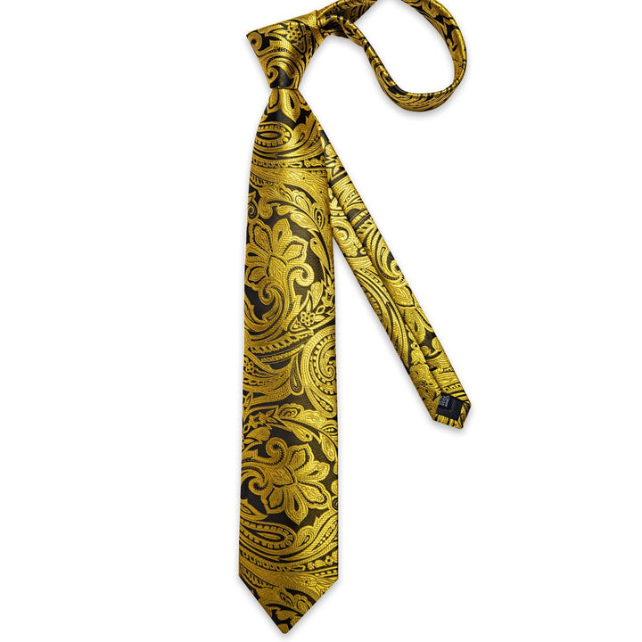 gold neck tie