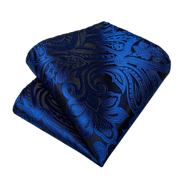 dark blue pocket square