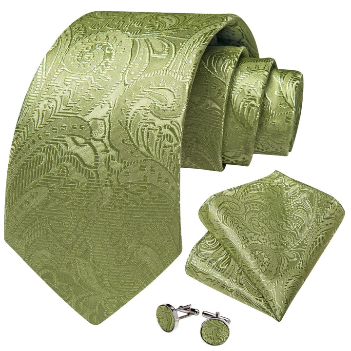 green floral tie