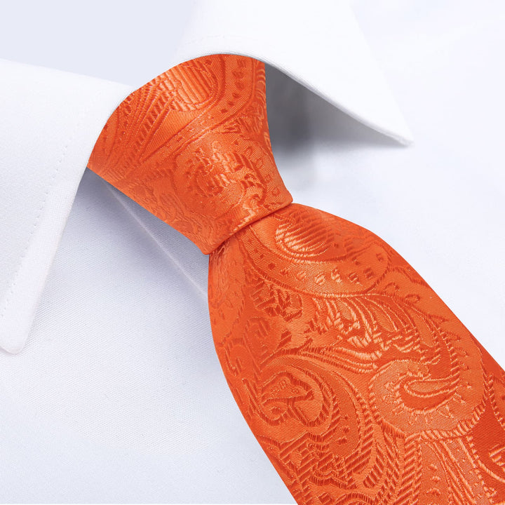 mens orange tie