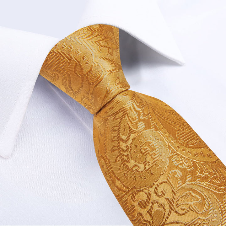 gold mens tie