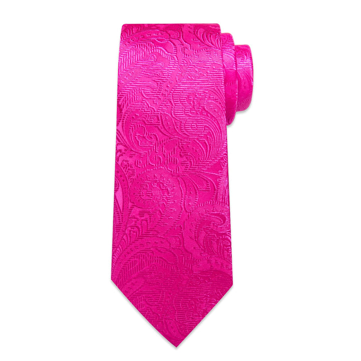 pink paisley tie