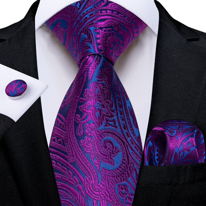 purple tie