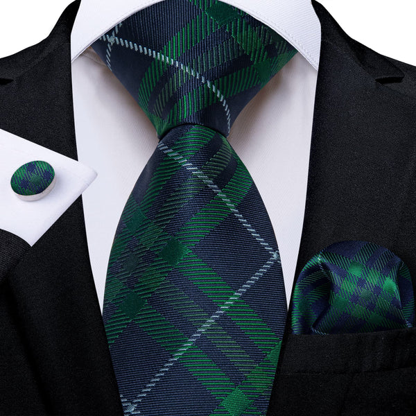 dark green tie