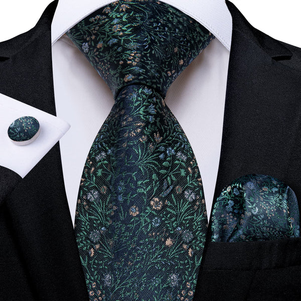 green tie