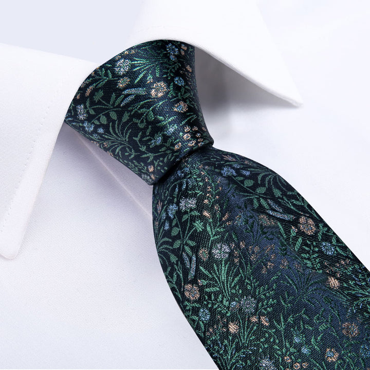 forest green tie