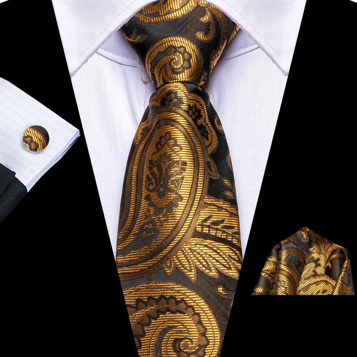 gold tie