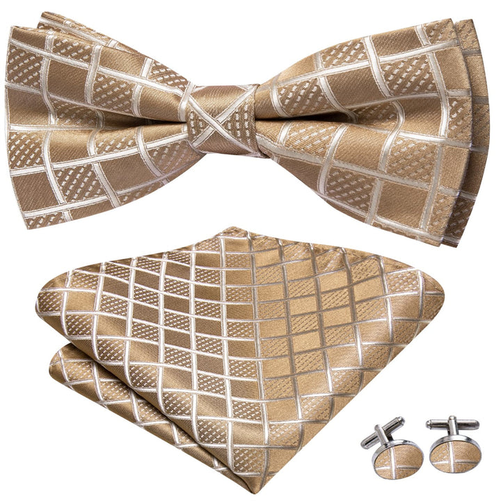 mens brown bow tie