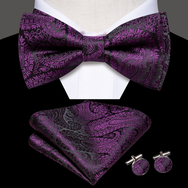 purple bow tie