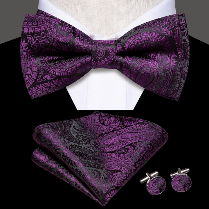 purple bow tie