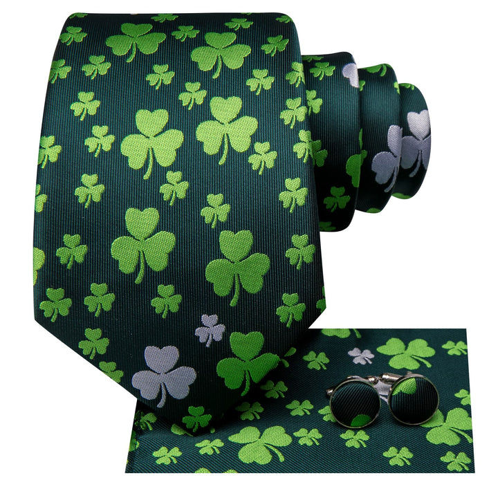 green mens tie