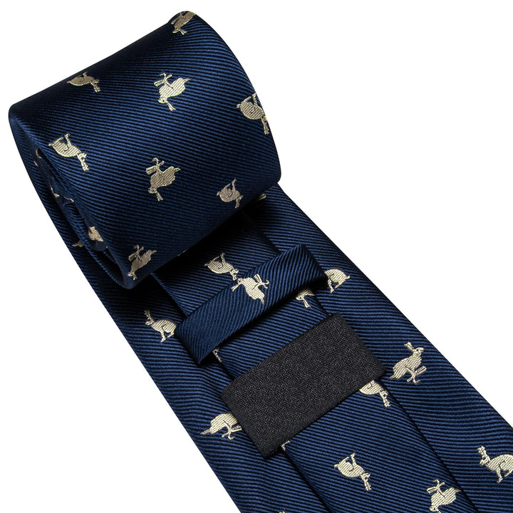 men's blue tie