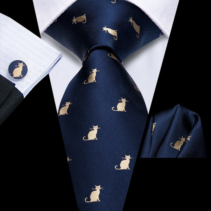 blue mens tie