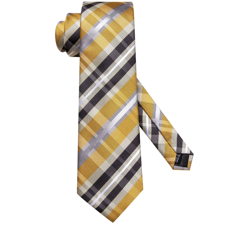 yellow neck tie