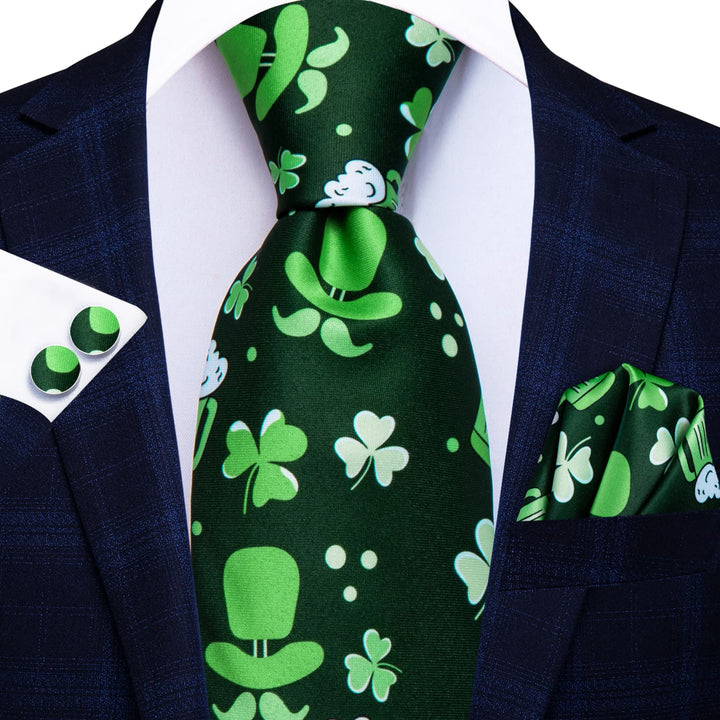 green tie mens