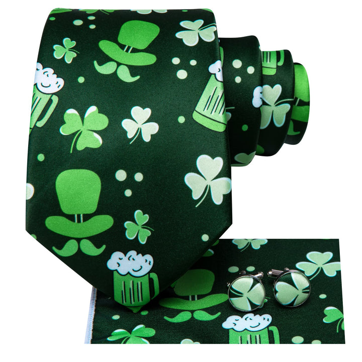 mens dark green tie