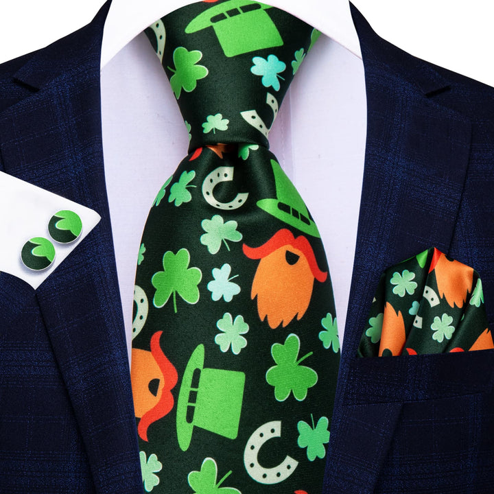 mens green tie