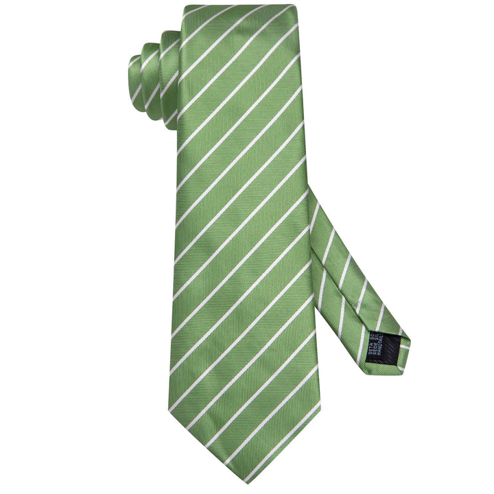 green neck tie