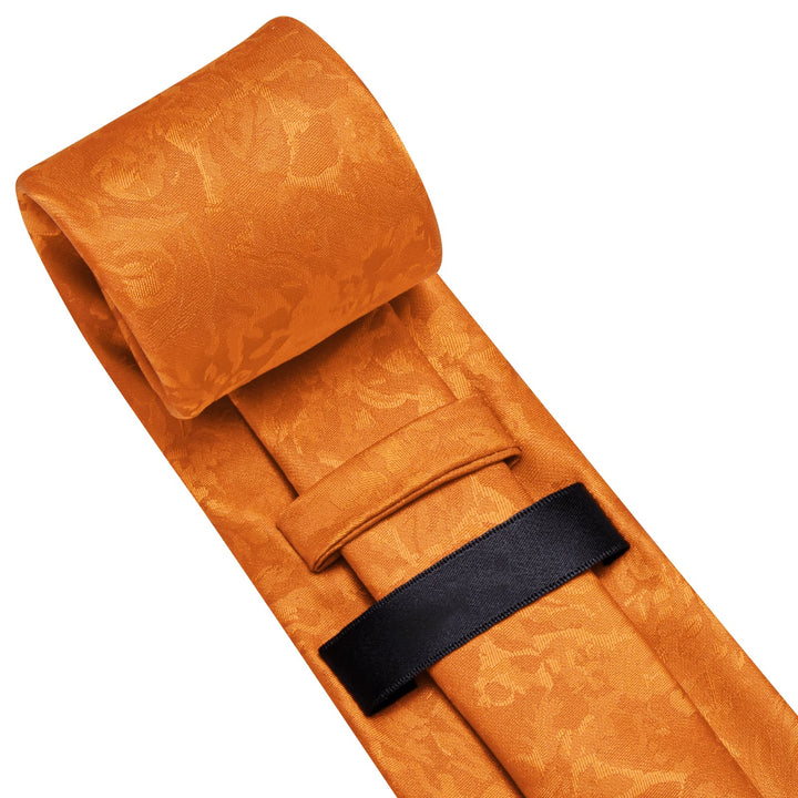 rust orange tie