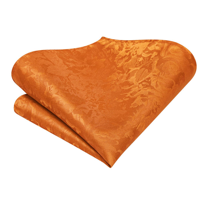 mens orange pocket square