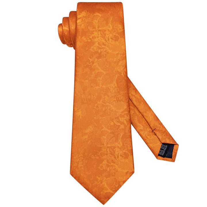 orange neck tie