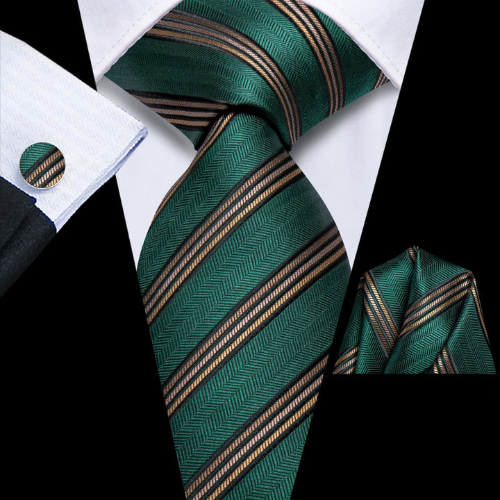 dark green tie