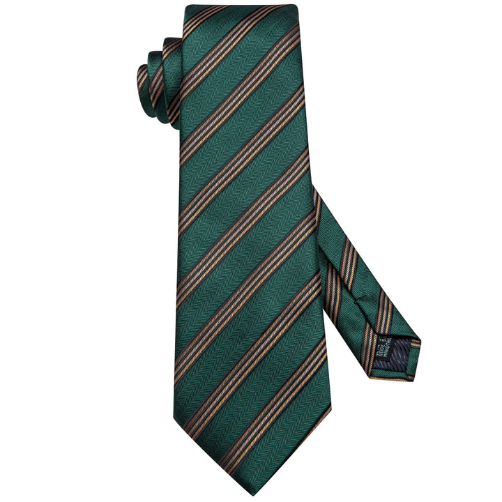 green and gold tie