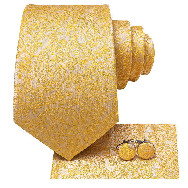 pale yellow tie