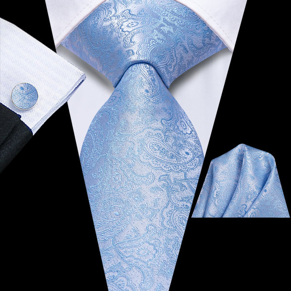 sky blue tie