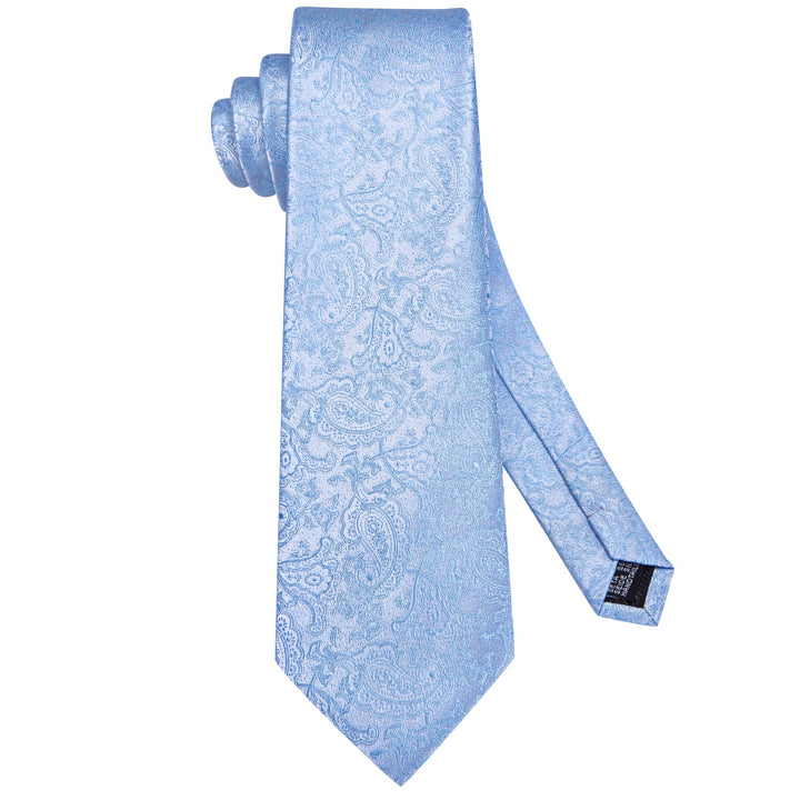 sky blue mens tie