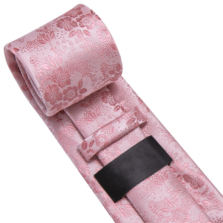 pink flower tie