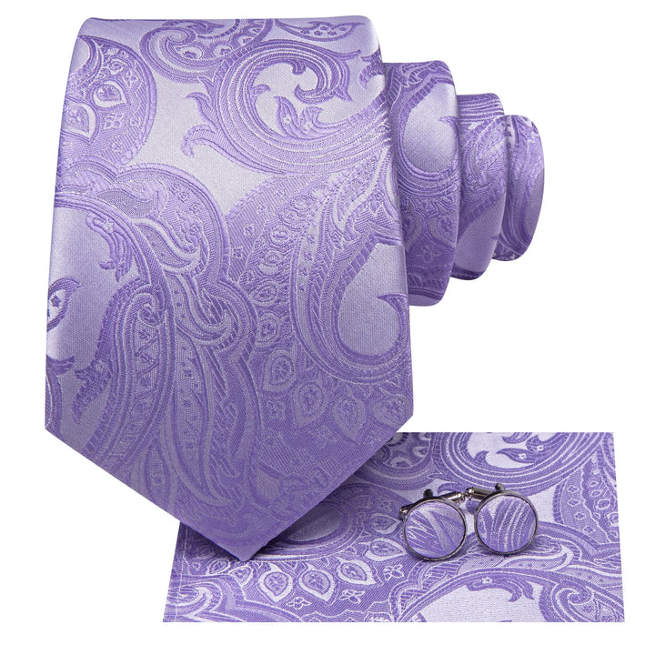 purple silk tie