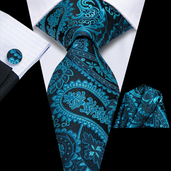 cyan tie