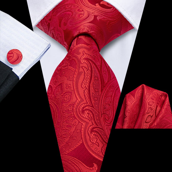 mens red tie