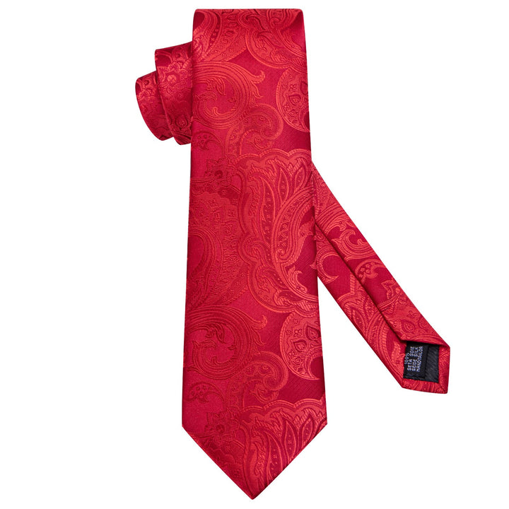 red mens tie