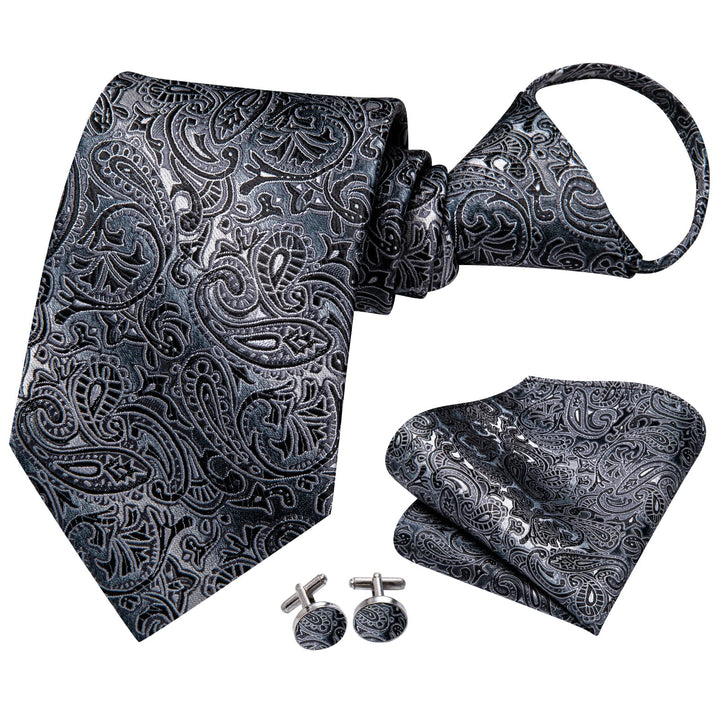 black paisley tie