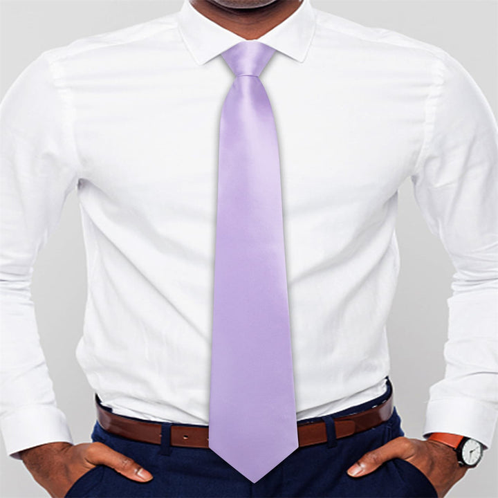 purple solid mens silk knit tie pocket square cufflinks set